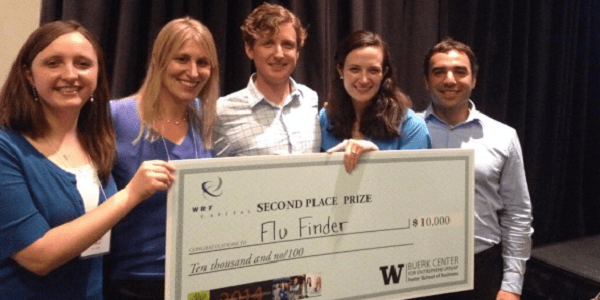 2014 UW Business Plan Competition 2nd place prize recipient, FluFinder