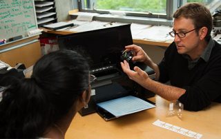 Barry Lutz with Student