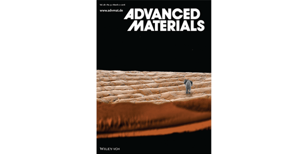 March 2016 cover of Advanced Materials
