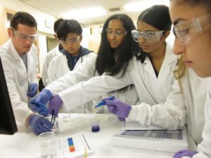 Students participating in 2016 BioE summer camp