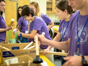 Students participating in 2016 BioE summer camp