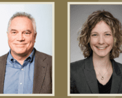 Paul Kinahan and Kelly Stevens headshots