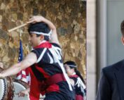 left: Arjun Kumar Drumming, right: Arjun headshot