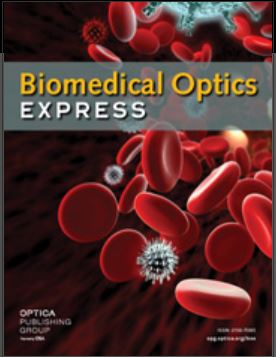 cover of Biomedical Optics Express journal