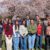 CardSS lab Members in front of Cherry blossoms
