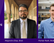 BioE's Alejandro Diaz and Parker Ruth 2021 UW Engineering Dean's Medalists