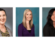 Faculty portraits Soraya Bailey, Alyssa Taylor and Kim Woodrow