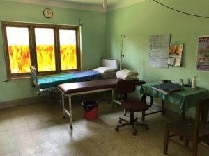Hospital room in Nepal