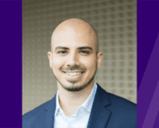 Julien Bloch headshot against purple background