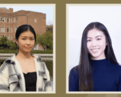Fang-Hua Hu and Rachel Shi, BioE undergraduates