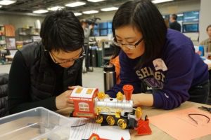 bioengineering student teaching toy adaptation