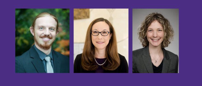 Left: Cole Deforest, Middle: Shelly Sakiyama-Elbert, Right: Kelly Stevens