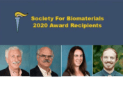Society for Biomaterials Awards 2020 collage of winners