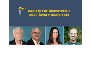 Society for Biomaterials Awards 2020 collage of winners