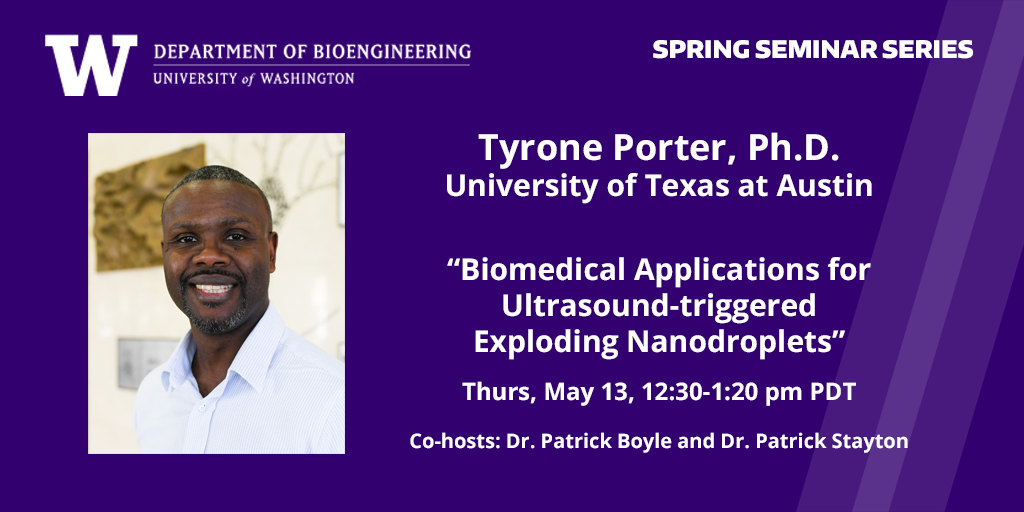 Tyrone Porter Seminar details