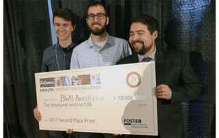 BWB Anesthesia Device team with $10,000 prize from the Holloman Health Innovation Challenge