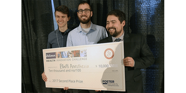 BWB Anesthesia Device team with $10,000 prize from the Holloman Health Innovation Challenge