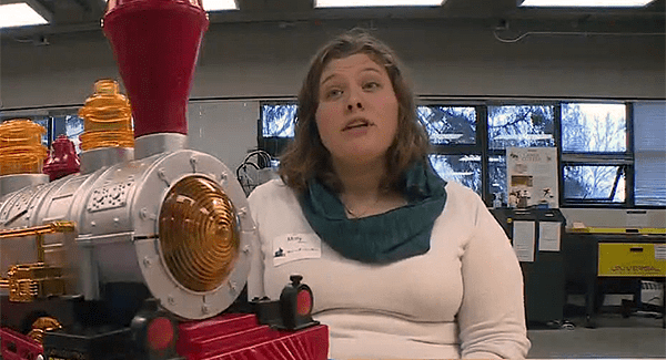 BioE PhD student Molly Mollica talks to Seattle's King 5 TV about toy adaptation