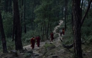 Dr Chudler and monks on a hike