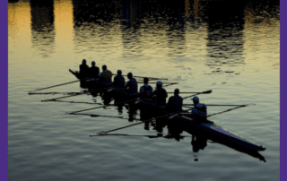 Rowers on the water